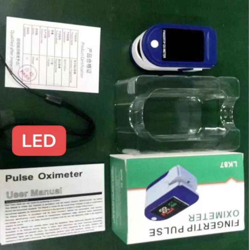 LED තනි වර්ණ ඇඟිලි තුඩු Oximeter6